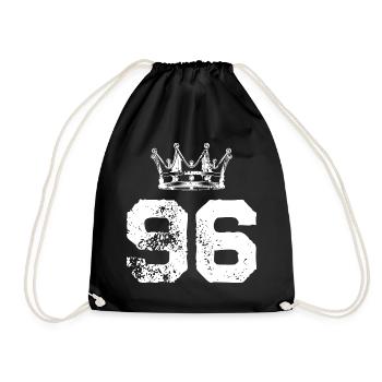 96 Couronne numérique - Sac de sport léger - noir - Devant