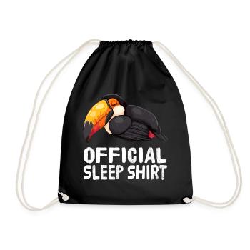 Chemise de nuit officielle Toucan - Sac de sport léger - noir - Devant