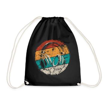 Casque - Musique - Écouter de la musique - Sac de sport léger - noir - Devant
