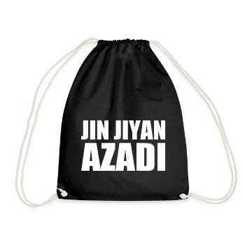 Women life freedom jin jiyan azadi - Sac de sport léger - noir - Devant