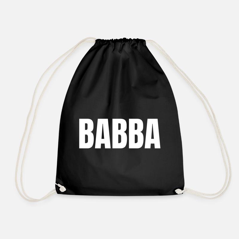 Babba papa Père Hessisch Bayrisch Sächsisch - Sac de sport léger - noir