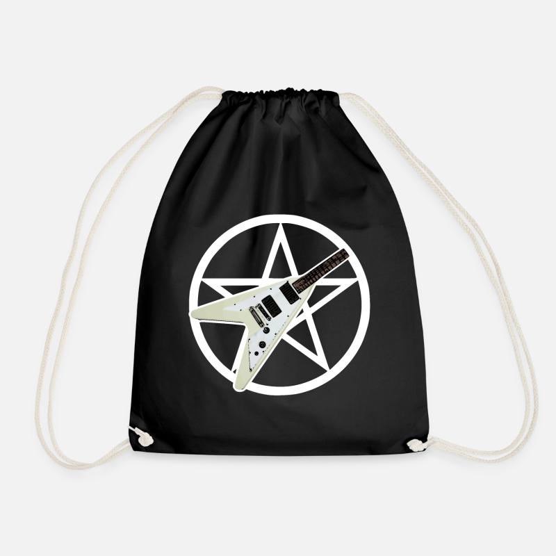 Pentagram Guitare - Sac de sport léger - noir