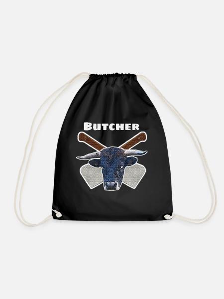 Butcher Bull - Turnbeutel - Schwarz