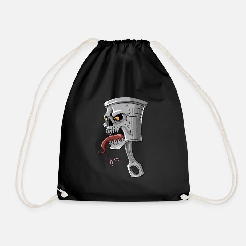 Böser Zylinder - Auto Tuning Tuner KFZ Geschenk - Turnbeutel - Schwarz