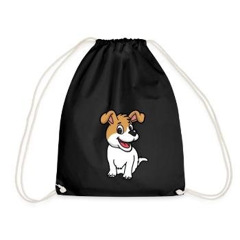 Animaux chiens Chiens Enfants Bébé Bébé Animaux - Sac de sport léger - noir - Devant