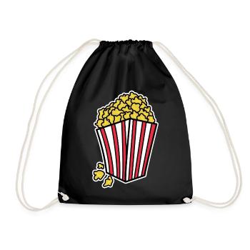 Popcorn Theatre Cinéma Films en streaming Soirée DVD - Sac de sport léger - noir - Devant