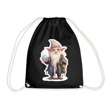 Chemise Omniscient Dwarf White Way Fantasy RPG - Sac de sport léger - noir - Devant