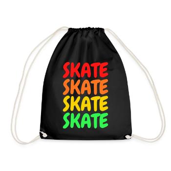 Patin - Sac de sport léger - noir - Devant