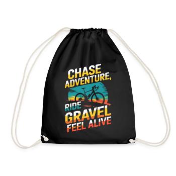 Chase Adventure Ride Kies Fühlt sich lebendig an - Turnbeutel - Schwarz - Vorne