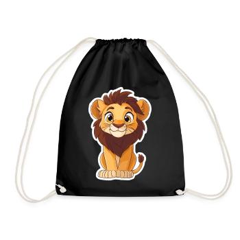 Lion - Sac de sport léger - noir - Devant