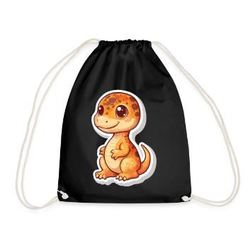 Dinosaure - Sac de sport léger - noir - Devant