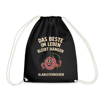 La meilleure chose dans la vie : les bâtonnets de Klabusterberries - Sac de sport léger - noir - Devant