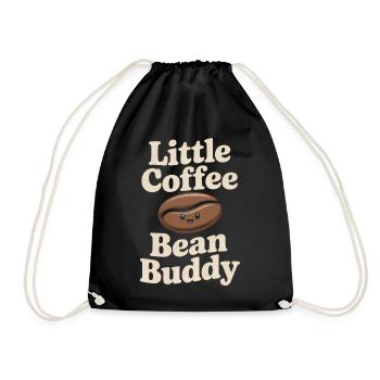 Petit ami des grains de café - Sac de sport léger - noir - Devant