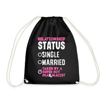 Pharmacist Pharmaceutical Technical - Drawstring Bag - black - Front