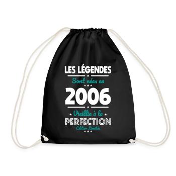 2006 – Legends – Perfekt gereift - Turnbeutel - Schwarz - Vorne