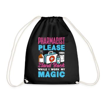 Pharmacist Pharmaceutical Technical - Drawstring Bag - black - Front
