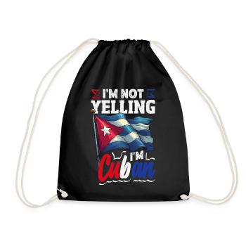 Cuba Pride & Home - Design du drapeau de Cuba - Sac de sport léger - noir - Devant
