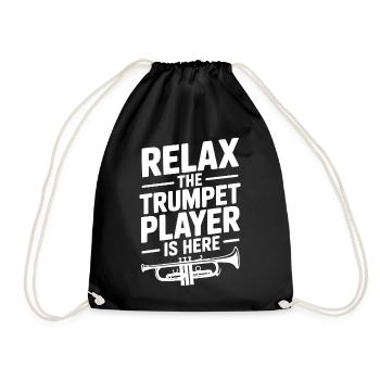 Détends-toi Le Trompettiste est là - Sac de sport léger - noir - Devant