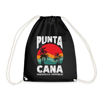 Drapeau de la République dominicaine Dom Rep Pride - Sac de sport léger - noir - Devant