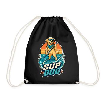 Dog SUP Paddleboard Board Stand Up Paddle - Sac de sport léger - noir - Devant