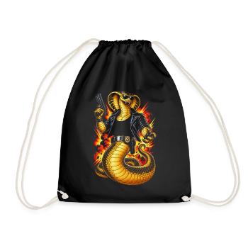 Cobra - Turnbeutel - Schwarz - Vorne