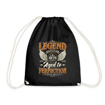 Légende Depuis 1976 Vintage Vintage Anniversaire - Sac de sport léger - noir - Devant