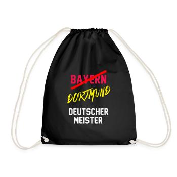Dortmund Champion d'Allemagne de football - Sac de sport léger - noir - Devant