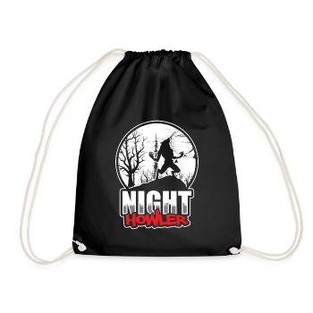 Wolf Halloween Fairy Tale - Drawstring Bag - black - Front