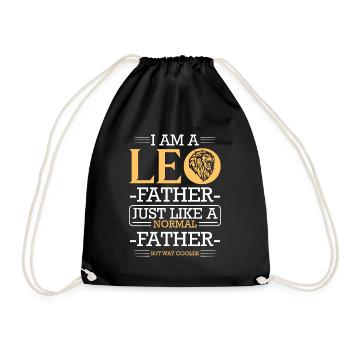 Zodiac sign Star Happiness - Drawstring Bag - black - Front