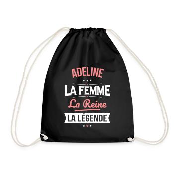 Adeline - La Femme - La Reine - La Légende - Sac de sport léger - noir - Devant