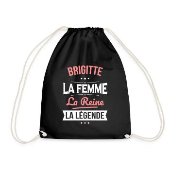 Brigitte - La Femme - La Reine - La Légende - Sac de sport léger - noir - Devant
