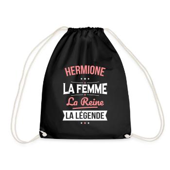 Hermione - La Femme - La Reine - La Légende - Sac de sport léger - noir - Devant