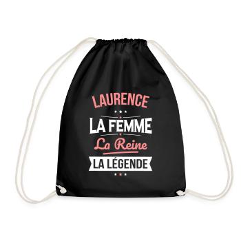 Laurence - La Femme - La Reine - La Légende - Sac de sport léger - noir - Devant