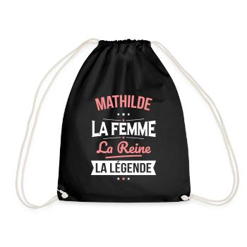 Mathilde - La Femme - La Reine - La Légende - Sac de sport léger - noir - Devant