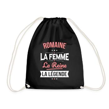 Romaine - La Femme - La Reine - La Légende - Sac de sport léger - noir - Devant