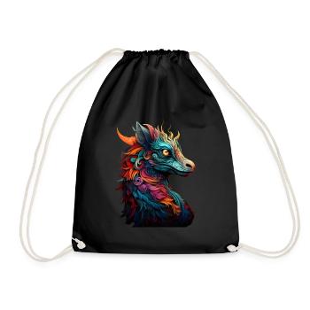 Dragon - Turnbeutel - Schwarz - Vorne