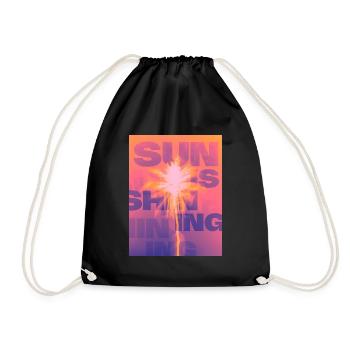 Sun is Shining - Sac de sport léger - noir - Devant