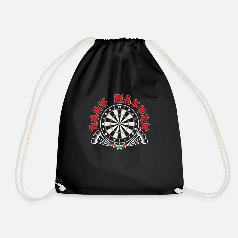 Dart Pfeil Darts - Turnbeutel - Schwarz