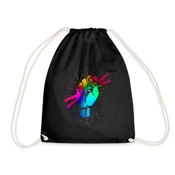 Percussion - Drawstring Bag - black - Front