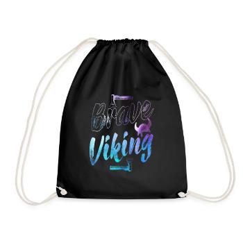 Viking - Drawstring Bag - black - Front