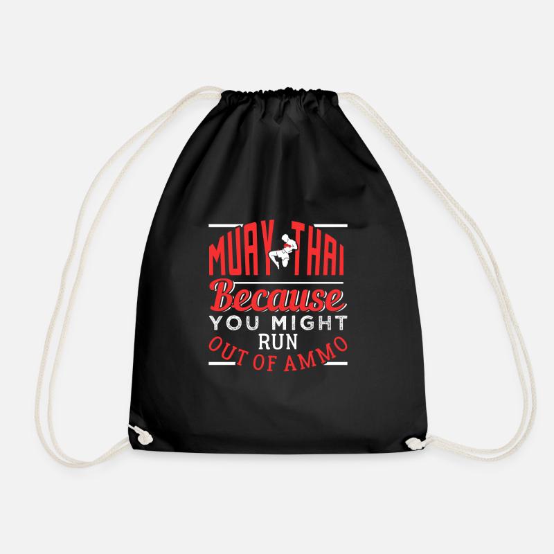 Muay Thai - Turnbeutel - Schwarz