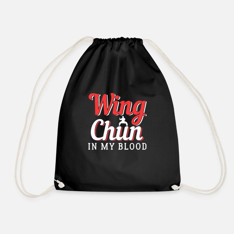 Wing Chun - Turnbeutel - Schwarz