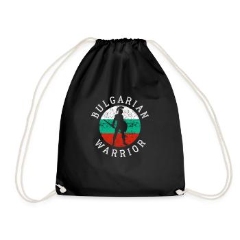 Bulgarien - Turnbeutel - Schwarz - Vorne