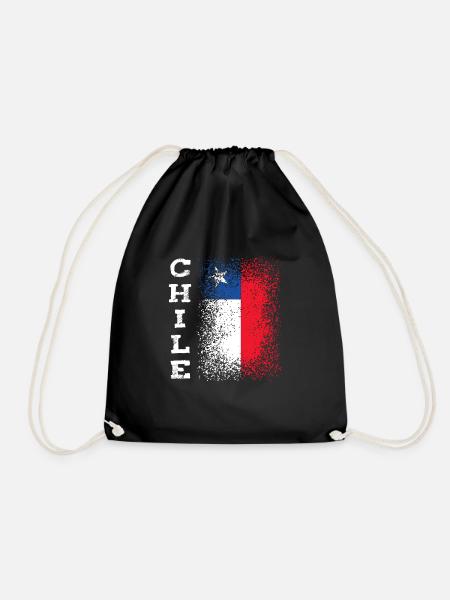 Chile - Turnbeutel - Schwarz