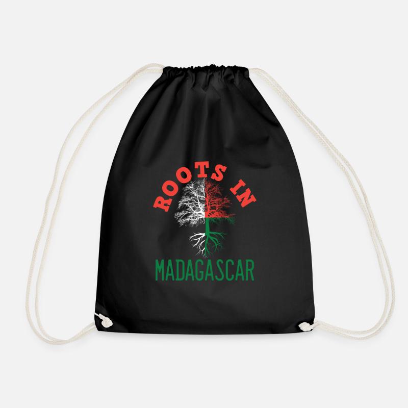 Madagaskar - Turnbeutel - Schwarz
