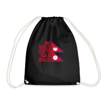 Népal - Sac de sport léger - noir - Devant