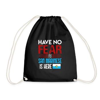 San Marino - Drawstring Bag - black - Front