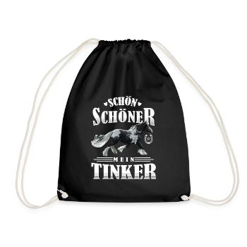 Schön Schöner Mein Tinker - Turnbeutel - Schwarz - Vorne