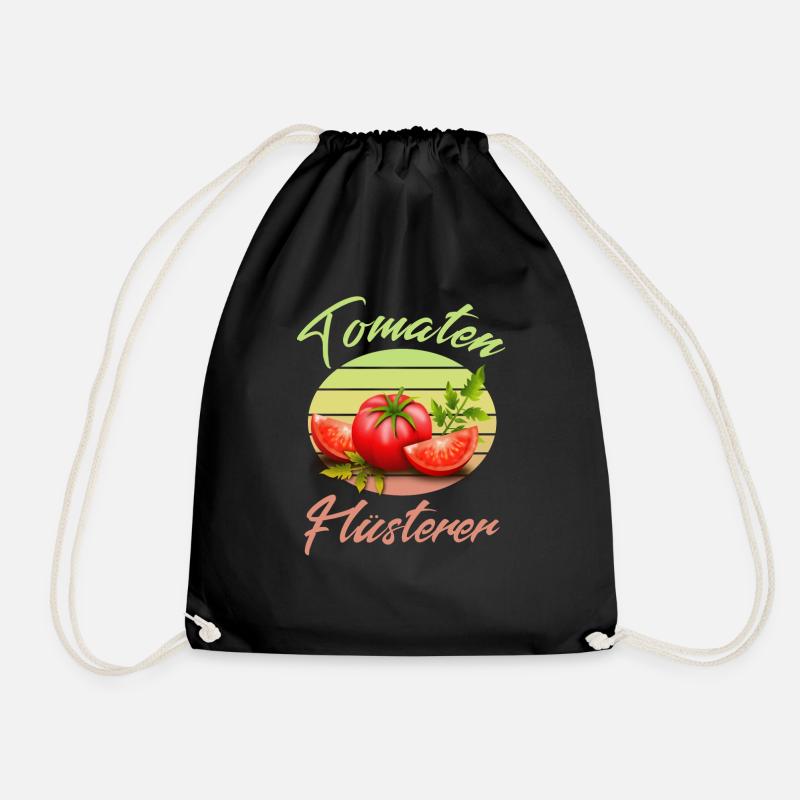 Tomaten Flüsterer - Turnbeutel - Schwarz
