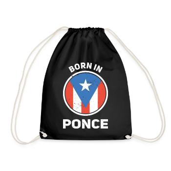 Puerto Rico - Drawstring Bag - black - Front